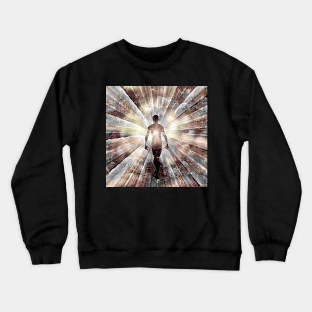 Soul energy beams Crewneck Sweatshirt by rolffimages